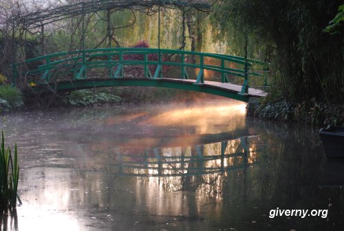 The Japanese bridge in Claude Monet's garden, 